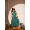 imageGRACE KARIN Girls Sequin Dress Formal Party Elegant Fancy Girls Maxi Long Dress for 514YGreen
