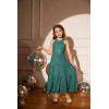 imageGRACE KARIN Girls Sequin Dress Formal Party Elegant Fancy Girls Maxi Long Dress for 514YGreen