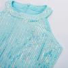 imageGRACE KARIN Girls Sequin Dress Formal Party Elegant Fancy Girls Maxi Long Dress for 514YLight Blue