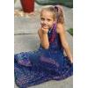 imageGRACE KARIN Girls Sequin Dress Formal Party Elegant Fancy Girls Maxi Long Dress for 514YPurple Multicolored