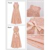 imageGRACE KARIN Girls Sequin Dress Formal Party Elegant Fancy Girls Maxi Long Dress for 514YRose Gold