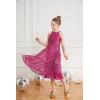imageGRACE KARIN Girls Sequin Dress Formal Party Elegant Fancy Girls Maxi Long Dress for 514YRose Red