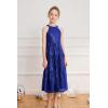 imageGRACE KARIN Girls Sequin Dress Formal Party Elegant Fancy Girls Maxi Long Dress for 514YRoyal Blue