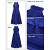imageGRACE KARIN Girls Sequin Dress Formal Party Elegant Fancy Girls Maxi Long Dress for 514YRoyal Blue