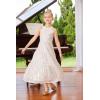 imageGRACE KARIN Girls Sequin Dress Formal Party Elegant Fancy Girls Maxi Long Dress for 514YSilver