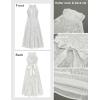 imageGRACE KARIN Girls Sequin Dress Formal Party Elegant Fancy Girls Maxi Long Dress for 514YSilver