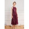 imageGRACE KARIN Girls Sequin Dress Formal Party Elegant Fancy Girls Maxi Long Dress for 514YWine Red