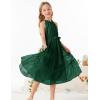 imageGRACE KARIN Girls Sleeveless Casual Aline Flowy Summer Maxi Dress for 514 YearsGreen