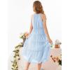 imageGRACE KARIN Girls Sleeveless Casual Aline Flowy Summer Maxi Dress for 514 YearsLight Blue