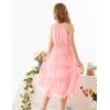 imageGRACE KARIN Girls Sleeveless Casual Aline Flowy Summer Maxi Dress for 514 YearsLight Pink