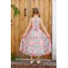 imageGRACE KARIN Girls Sleeveless Casual Aline Flowy Summer Maxi Dress for 514 YearsPink Flower