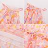 imageGRACE KARIN Girls Sleeveless Casual Aline Flowy Summer Maxi Dress for 514 YearsPink Orange Flower