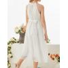 imageGRACE KARIN Girls Sleeveless Casual Aline Flowy Summer Maxi Dress for 514 YearsWhite