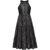 imageGRACE KARIN Girls Sequin Dress Formal Party Elegant Fancy Girls Maxi Long Dress for 514YBlack