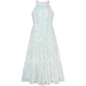 imageGRACE KARIN Girls Sequin Dress Formal Party Elegant Fancy Girls Maxi Long Dress for 514YLight Blue Multicolor