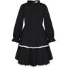 imageGRACE KARIN Girls Long Sleeve Dress Fall Winter Casual Cute Elegant Back to School Dresses for Girl 514Black