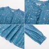 imageGRACE KARIN Girls Long Sleeve Fall Dress Girl Fashion Party Casual Winter Holiday Christmas Dresses 512Blue