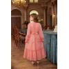 imageGRACE KARIN Girls Long Sleeve Fall Dress Kids Ruffle Casual Fashion Long Maxi Dress Size 614Pink