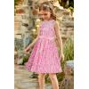imageGRACE KARIN Girls Sequin Velvet Dress Kid Sleeveless Sparkly Fancy Formal Party Dress with Hairbow Size 614 YearsPink