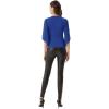 imageGRACE KARIN Summer Tops for Women 2024 Dressy 34 Chiffon Sleeve Wrap Blouses V Neck Business Casual Flowy TopsRoyal Blue