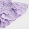 imageGRACE KARIN Womens Ruffle Sleeve Tops 2025 Summer Shirts Drawstring Pleated Dressy Casual BlousePurple