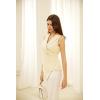 imageGRACE KARIN Womens Wrap V Neck Casual Work Tops Sleeveless Office Dressy Summer Blouse Asymmetrical Elegant ShirtsIvory White