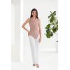imageGRACE KARIN Womens Wrap V Neck Casual Work Tops Sleeveless Office Dressy Summer Blouse Asymmetrical Elegant ShirtsPink