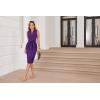 imageGRACE KARIN Womens Business Dresses Sleeveless V Neck Bodycon Sheath Dress Zipper Up Office Work Dress with PocketsPurple