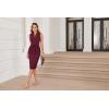 imageGRACE KARIN Womens Business Dresses Sleeveless V Neck Bodycon Sheath Dress Zipper Up Office Work Dress with PocketsWine Red