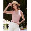 imageGRACE KARIN Womens Sweater Vest Summer Sleeveless V Neck Tank Tops Crochet Knit Casual Trendy Outfits 2025Pink