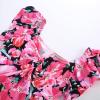 imageGRACE KARIN Women Summer Floral Dress Flutter Short Sleeve Casual Split Flowy Vacation Beach Midi Long DressesPink Floral