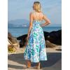 imageGRACE KARIN Womens 2025 Summer Casual Floral Boho Dress Spaghetti Strap Flowy Beach Maxi DressesPurple Green