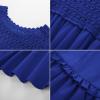 imageGRACE KARIN Womens Sleeveless Casual Summer Smocked Waist Tiered Maxi Patchwork Crochet Aline Flowy DressesRoyal Blue