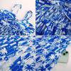 imageGRACE KARIN Womens Summer Spaghetti Strap Maxi Dress Smocked Floral A line Dress Sleeveless Boho Beach Sundress with PocketsBlue Floral