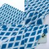 imageGRACE KARIN Womens Summer Strapless Dress Smocked Casual Beach Party Long Maxi Dresses with PocketsBlue