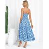 imageGRACE KARIN Womens Summer Strapless Dress Smocked Casual Beach Party Long Maxi Dresses with PocketsPink