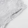 imageGRACE KARIN Womens Glitter Sequin Top One Shoulder Sleeveless Sparkly Holiday Party Shirt Silver S