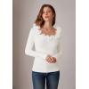 imageGRACE KARIN Womens Off Shoulder Tops Ruffle Long Sleeve Casual Trendy Fashion Fall Blouses White S