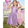imageGRACE KARIN Girls Sequin Dress Formal Party Fancy Gold Special Occasion Sparkly Sleeveless Size 612Purple