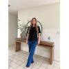 imageGRACE KARIN Womens 2025 Summer Babydoll Tops Casual Crewneck Ruffle Sleeve Shirts Loose Fit Pleated Blouse OutfitsBlack
