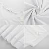 imageGRACE KARIN Womens Casual V Neck Short Sleeve Tops 2025 Summer Hollow Out Lightweight Loose Tunic Tees BlousesWhite