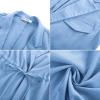 imageGRACE KARIN Womens Sleeveless Wrap Vest Tops Casual V Neck Peplum Dressy Blouse Drawstring Cardigan Outerwear ShirtsLight Blue