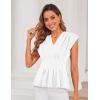 imageGRACE KARIN Sleeveless Tops for Women Vest Blouse V Neck Dressy Suit Vest Tank Tops Business Office ShirtWhite