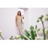imageGRACE KARIN Womens 2 Piece Skirt Sets V Neck Sleeveless Tops and Slit Ribbed Knit Maxi Skirt 2025 Summer OutfitsApricot