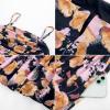 imageGRACE KARIN 2025 Womens Summer Floral Maxi Dress Casual Sleeveless Ruffle Tiered Wedding Guest Flowy Dresses with PocketsBlack Orange Floral