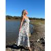 imageGRACE KARIN 2025 Womens Summer Floral Maxi Dress Casual Sleeveless Ruffle Tiered Wedding Guest Flowy Dresses with PocketsBlue Yellow Floral