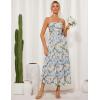 imageGRACE KARIN 2025 Womens Summer Floral Maxi Dress Casual Sleeveless Ruffle Tiered Wedding Guest Flowy Dresses with PocketsBlue Yellow Floral