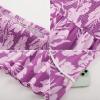 imageGRACE KARIN 2025 Womens Summer Floral Dress Strapless Smocked Tube Dress Boho Beach ALine Midi Dresses with PocketsPurple White Floral