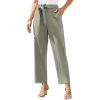 imageGRACE KARIN Womens Work Pants Stylish Stretchy Cropped Casual Pencil Pant 2025 Green L
