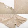 imageGRACE KARIN Womens Cardigan 2025 Lightweight Summer Short Ruffle Sleeve Button Down V Neck Casual Crochet CardiganApricot